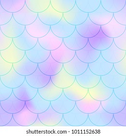 Pink Blue Mermaid Scale Vector Background Stock Vector (Royalty Free ...