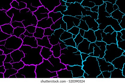 pink / blue mesh, grid. abstract cobweb. grunge texture. black background