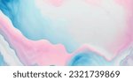 Pink blue pastel marble mesh waves watercolor gradient background.Light summer colors.Abstract wallpaper flow website web banner  interface design template.Frame.Card paper texture.Poster.Presentation