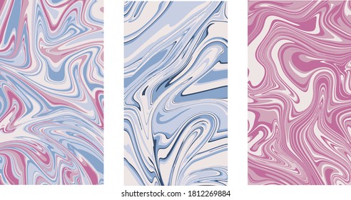 Pink and Blue Pastel Texture Vector