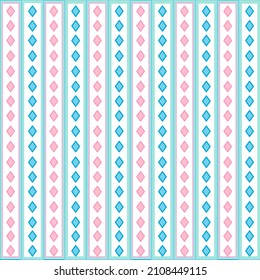 Pink And Blue Patten Background.