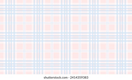 Pink and blue plaid checkered pattern background