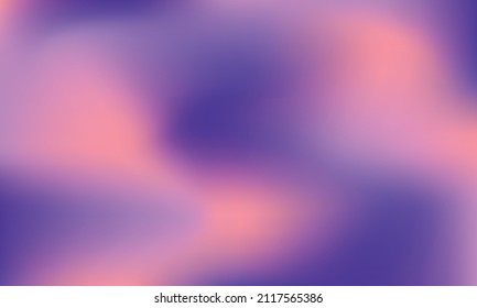 Banner rosa, azul, morado gradiente borroso. Ambiente romántico y moderno. Textura abstracta. Ilustración vectorial.