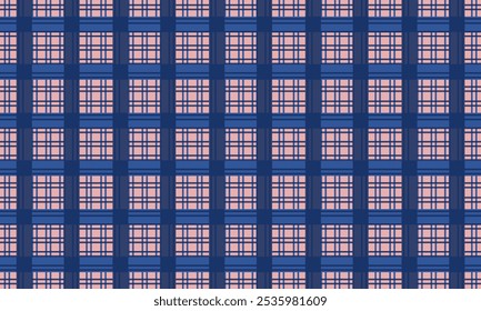 Rosa azul, patrón geométrico sin fisuras, bloque rectangular azul, patrón sin fisuras, Abstractas patrón geométrico sin fisuras. Textura de rejilla rosa geométrica con signo de rejilla cruzada plus