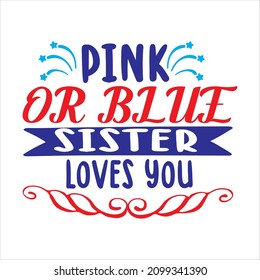 La Hermana Rosa O Azul Te Ama, Archivo Vector.