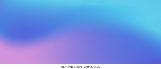 Pink and blue sky background. Abstract purple winter landscape. Watercolor violet bright illustration. Vector template