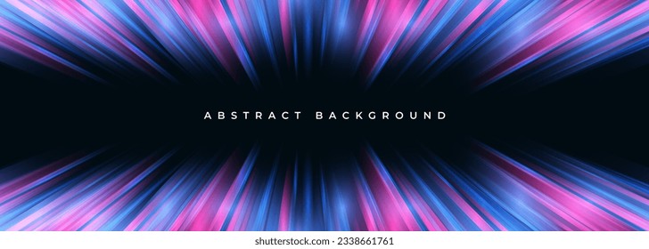 Pink and blue speed lights motion effect abstract background. Abstract fast movement futuristic vector background.