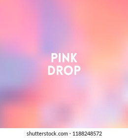 pink and blue square blurred background - clouds sunset colors