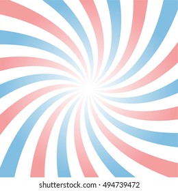 Pink and Blue Sun Burst, Sun Rays Background Vector illustration