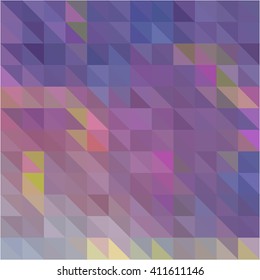 Pink blue triangle grid abstract background