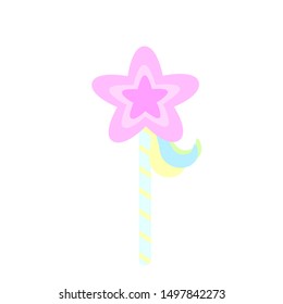 Pink and Blue Unicorn Magic Wand