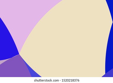 Pink, Blue vector background with bent ribbons. Brand new colored illustration. 