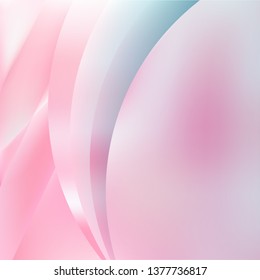 Pink Blue and White Background