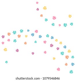 Pink blue yellow seashells vector, pearl bivalved mollusks illustration. Sea scallop bivalve pearl shell, marine mollusk isolated wild life nature background. Minimal sea shell vector.