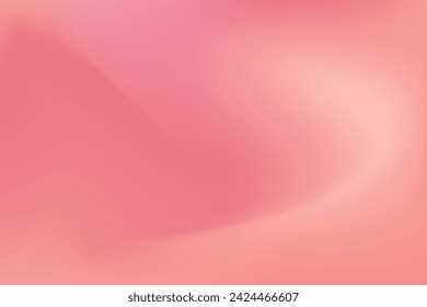 Fondo ondulado abstracto borroso rosado. Brillo suave de la mezcla del gradiente, fondo de pantalla con espacio de copia. Colores de desnudo estético de fondo para la exhibición de productos o presentaciones, diseño de tarjetas, volantes, carteles.
