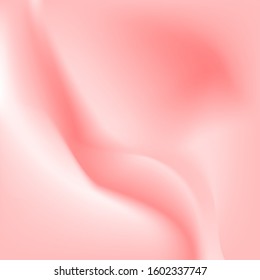 Pink blurred background with waves. Template for abstract design