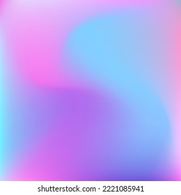 Pink Blurred Pastel Cold Multicolor Gradient Background. Curve Bright Colorful Vibrant Smooth Surface. Wavy Sky Light Neon Liquid Swirl Gradient Mesh. Dynamic Fluid Color Vivid Water Wallpaper.
