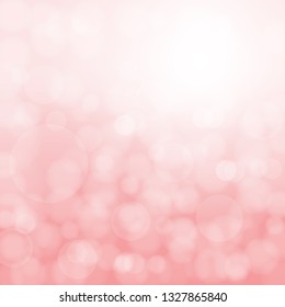 Pink bokeh background.