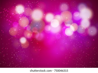 pink bokeh background