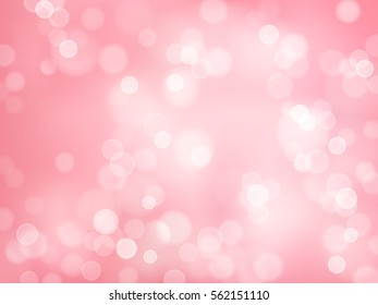 Pink bokeh background, defocused effect wallpaper that can be edited
