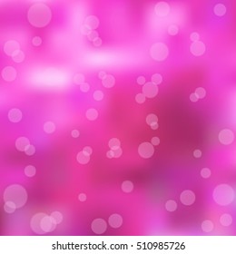 Pink Bokeh Background Illustration