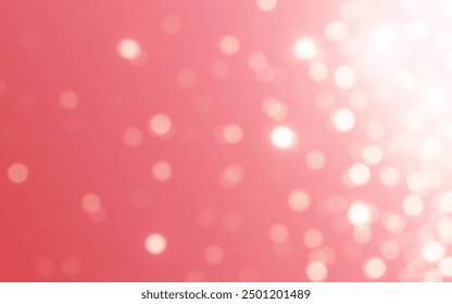 Pink Bokeh Background. Soft Light Spots on Pink, Background decoration