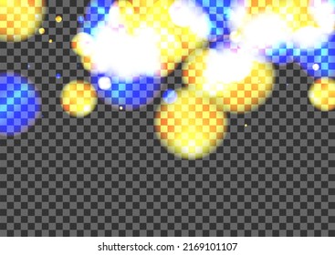 Pink Bokeh Background Transparent Vector. Spot Xmas Card. Twinkle Texture. Purple Ball Grain Illustration. Blur Shiny.