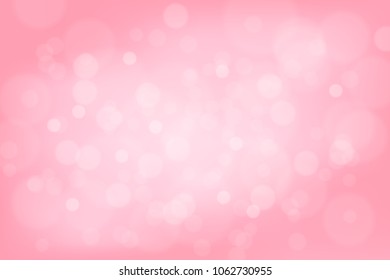 Pink bokeh blurred background.