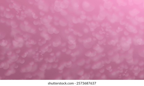 Pink bokeh or blurred vector background.