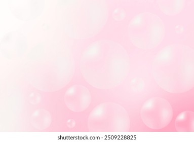 Fondo Abstractas de patrón de luz Bokeh rosa. Fondo de pantalla moderno. Anuncio de San Valentín. Navidades. Celebración. Líquido. Ilustración vectorial