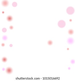 Pink bokeh lights background. Blur glitter texture. Sparkle overlay effect. Defocused effect. Illuminated abstract print. Soft. Tender. Love, Sweet moment. Girly, Childish, Baby Backdrop. Vector.