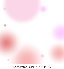 Pink bokeh lights background. Blur glitter texture. Sparkle overlay effect. Defocused effect. Illuminated abstract print. Soft. Tender. Love, Sweet moment. Girly, Childish, Baby Backdrop. Vector.