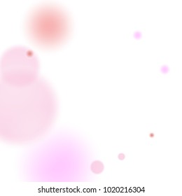 Pink bokeh lights background. Blur glitter texture. Sparkle overlay effect. Defocused effect. Illuminated abstract print. Soft. Tender. St. Valentine's day. Mother, Women Day. Christmass. Birthday.