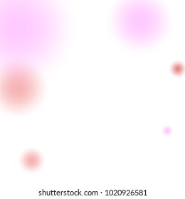 Pink bokeh lights background. Blur glitter texture. Sparkle overlay effect. Defocused effect. Illuminated abstract print. Soft. Tender. Love, Sweet moment. Girly, Childish, Baby Backdrop. Vector.