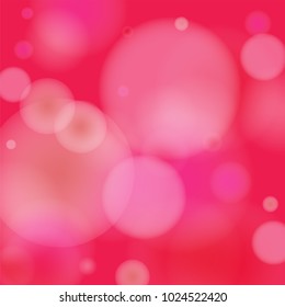 Pink bokeh lights background. Blur glitter texture. Sparkle overlay effect. Defocused effect. Illuminated abstract print. Soft. Tender. St. Valentine's day. Mother, Women Day. Christmass. Birthday.