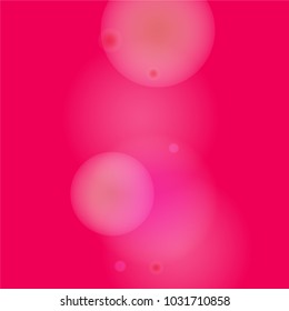 Pink bokeh lights background. Blur glitter texture. Sparkle overlay effect. Defocused effect. Illuminated abstract print. Soft. Tender. Love, Sweet moment. Girly, Childish, Baby Backdrop. Vector.