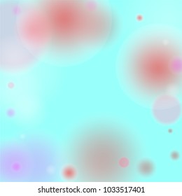 Pink bokeh lights background. Blur glitter texture. Sparkle overlay effect. Defocused effect. Illuminated abstract print. Soft. Tender. Love, Sweet moment. Girly, Childish, Baby Backdrop. Vector.