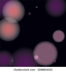 Pink bokeh lights background. Blur glitter texture. Sparkle overlay effect. Defocused effect. Illuminated abstract print. Soft. Tender. Love, Sweet moment. Girly, Childish, Baby Backdrop. Vector.