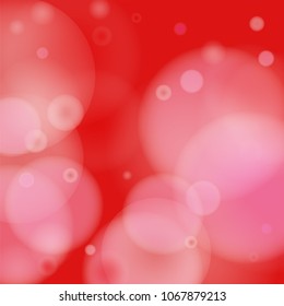 Pink bokeh lights background. Blur glitter texture. Sparkle overlay effect. Defocused effect. Illuminated abstract print. Soft. Tender. St. Valentine's day. Mother, Women Day. Christmass. Birthday.