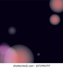 Pink bokeh lights background. Blur glitter texture. Sparkle overlay effect. Defocused effect. Illuminated abstract print. Soft. Tender. Love, Sweet moment. Girly, Childish, Baby Backdrop. Vector.