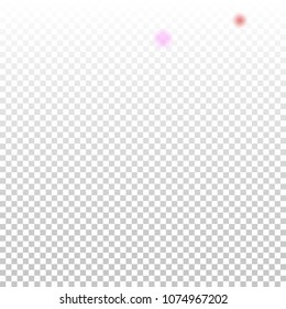 Pink bokeh lights background. Blur glitter texture. Sparkle overlay effect. Defocused effect. Illuminated abstract print. Soft. Tender. Love, Sweet moment. Girly, Childish, Baby Backdrop. Vector.