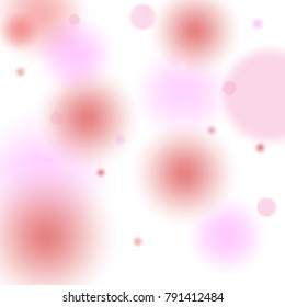 Pink bokeh lights background. Blur glitter texture. Sparkle overlay effect. Defocused effect. Illuminated abstract print. Soft. Tender. St. Valentine's day. Mother, Women Day. Christmass. Birthday.