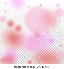 Pink bokeh lights background. Blur glitter texture. Sparkle overlay effect. Defocused effect. Illuminated abstract print. Soft. Tender. St. Valentine's day. Mother, Women Day. Christmass. Birthday.