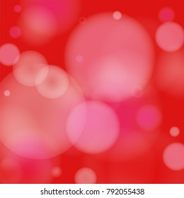 Pink bokeh lights background. Blur glitter texture. Sparkle overlay effect. Defocused effect. Illuminated abstract print. Soft. Tender. St. Valentine's day. Mother, Women Day. Christmass. Birthday.