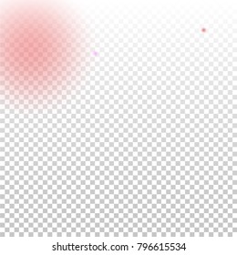 Pink bokeh lights background. Blur glitter texture. Sparkle overlay effect. Defocused effect. Illuminated abstract print. Soft. Tender. Love, Sweet moment. Girly, Childish, Baby Backdrop. Vector.