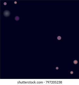 Pink bokeh lights background. Blur glitter texture. Sparkle overlay effect. Defocused effect. Illuminated abstract print. Soft. Tender. Love, Sweet moment. Girly, Childish, Baby Backdrop. Vector.