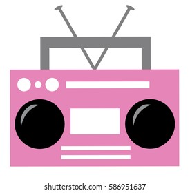 Pink Boombox