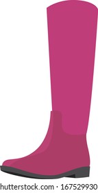 Arranques rosados, ilustración, vector sobre fondo blanco.