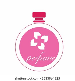 pink bottle, pink, perfume logo, perfume bottle, fragrant, art, background, element, female, spa, illustration, graphic, line, perfumery, salon, abstract, product, fragrance, spray, elegant, vector,