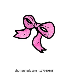 caricatura de arco rosa
